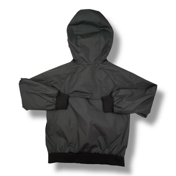 Nike Windrunner Kids Windbreaker Black Jacket Size Extra Small - Picture 3 of 5